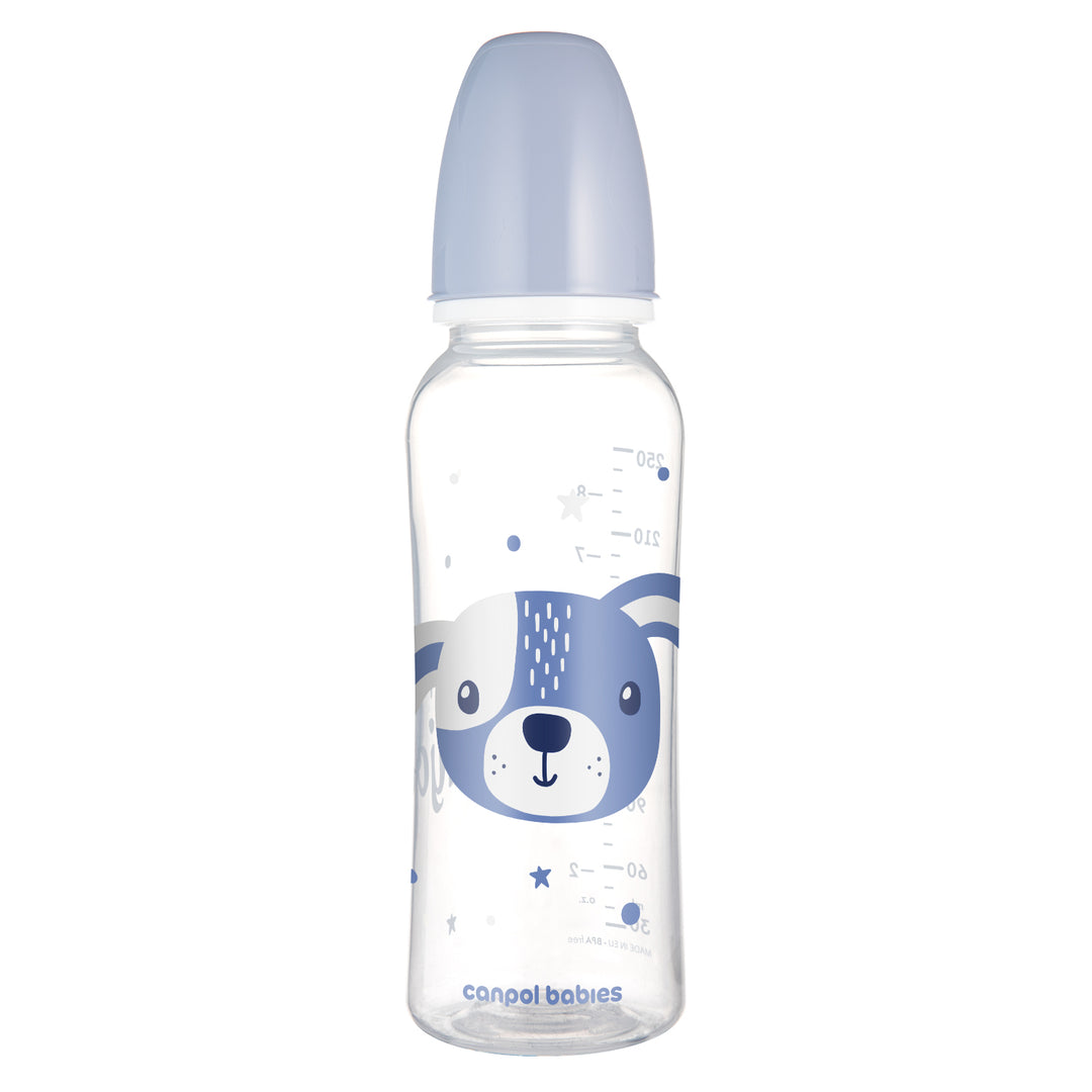 Zubaida's Canpol babies Standard Narrow Neck Bottle 250ml CUTE ANIMALS - 11/841 - Zubaidas Official™