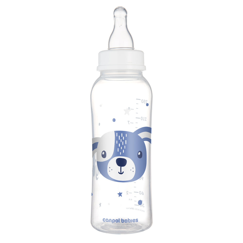 Zubaida's Canpol babies Standard Narrow Neck Bottle 250ml CUTE ANIMALS - 11/841 - Zubaidas Official™