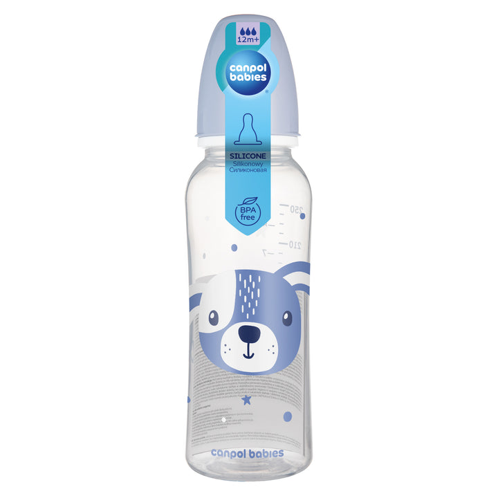Zubaida's Canpol babies Standard Narrow Neck Bottle 250ml CUTE ANIMALS - 11/841 - Zubaidas Official™