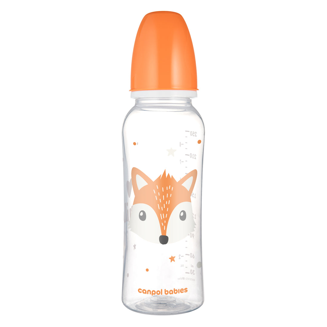 Zubaida's Canpol babies Standard Narrow Neck Bottle 250ml CUTE ANIMALS - 11/841 - Zubaidas Official™