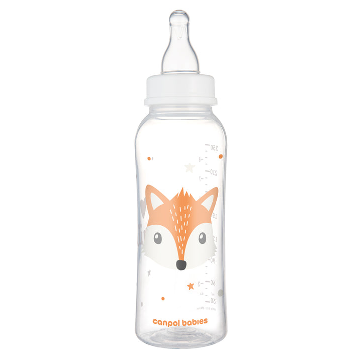 Zubaida's Canpol babies Standard Narrow Neck Bottle 250ml CUTE ANIMALS - 11/841 - Zubaidas Official™
