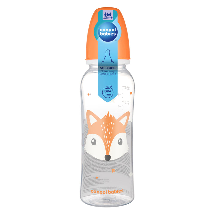 Zubaida's Canpol babies Standard Narrow Neck Bottle 250ml CUTE ANIMALS - 11/841 - Zubaidas Official™