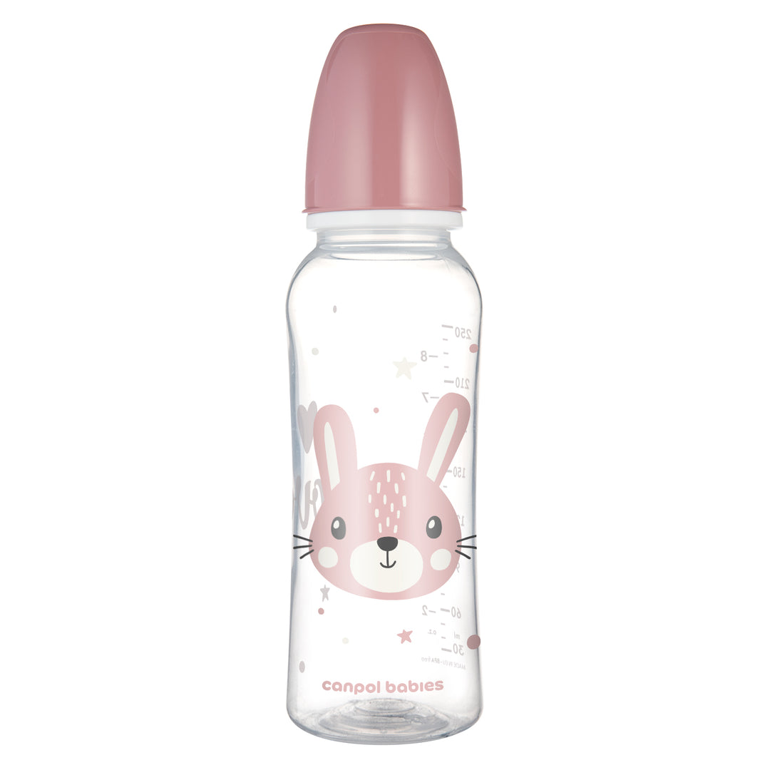 Zubaida's Canpol babies Standard Narrow Neck Bottle 250ml CUTE ANIMALS - 11/841 - Zubaidas Official™