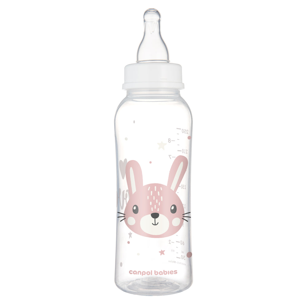Zubaida's Canpol babies Standard Narrow Neck Bottle 250ml CUTE ANIMALS - 11/841 - Zubaidas Official™