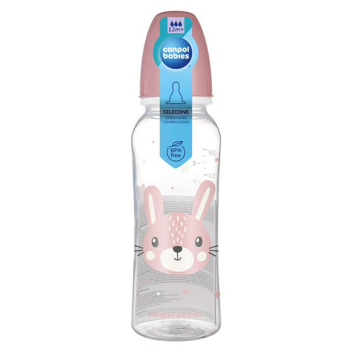 Zubaida's Canpol babies Standard Narrow Neck Bottle 250ml CUTE ANIMALS - 11/841 - Zubaidas Official™