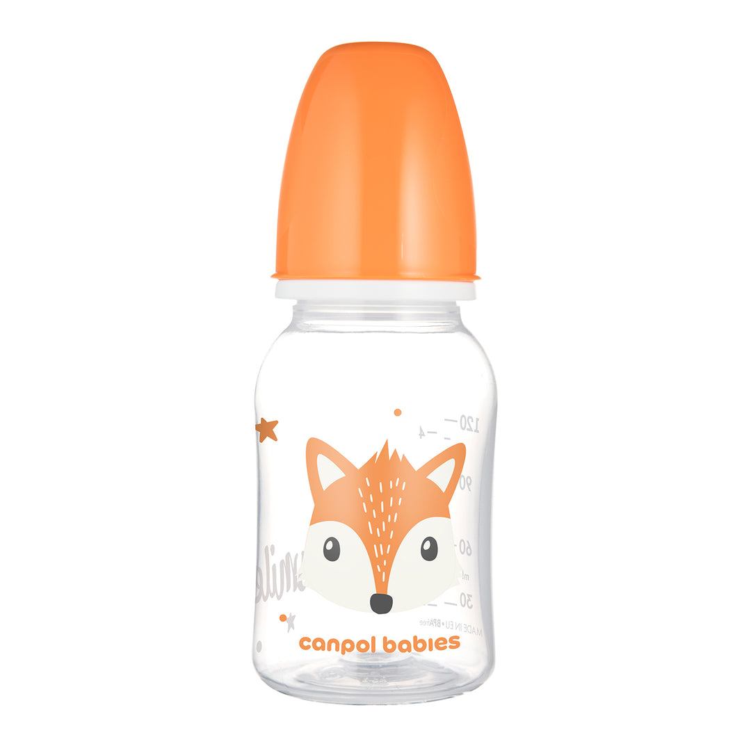 Zubaida's Canpol babies Standard Narrow Neck Bottle 120ml CUTE ANIMALS - 11/851 - Zubaidas Official™
