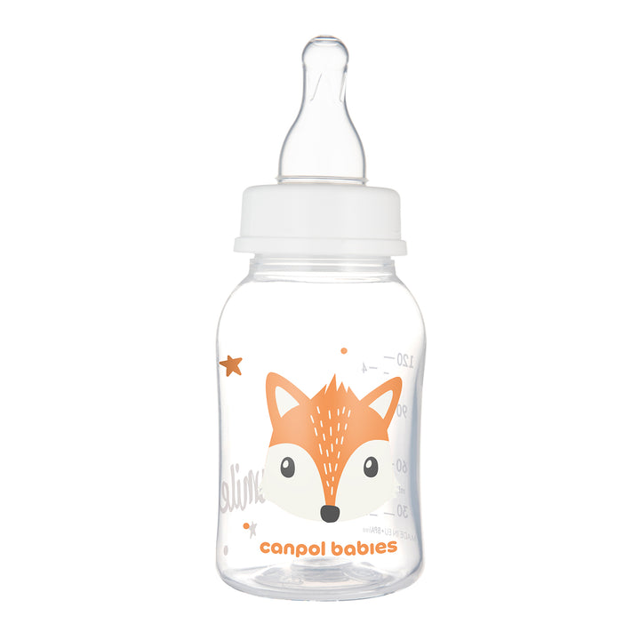 Zubaida's Canpol babies Standard Narrow Neck Bottle 120ml CUTE ANIMALS - 11/851 - Zubaidas Official™