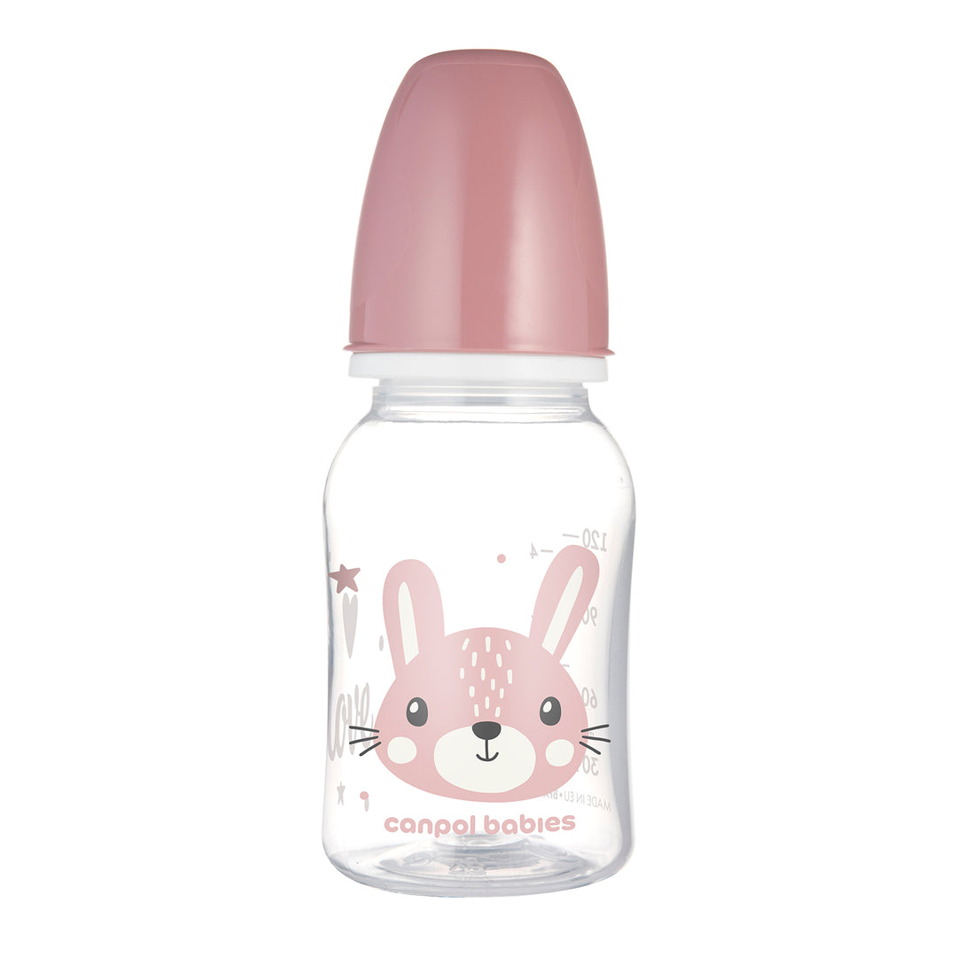 Zubaida's Canpol babies Standard Narrow Neck Bottle 120ml CUTE ANIMALS - 11/851 - Zubaidas Official™