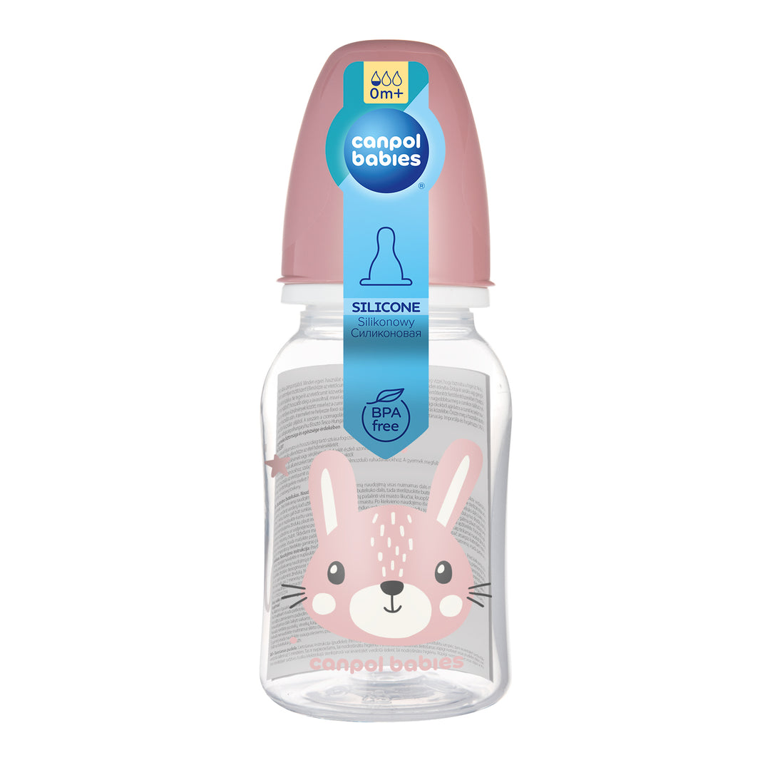 Zubaida's Canpol babies Standard Narrow Neck Bottle 120ml CUTE ANIMALS - 11/851 - Zubaidas Official™