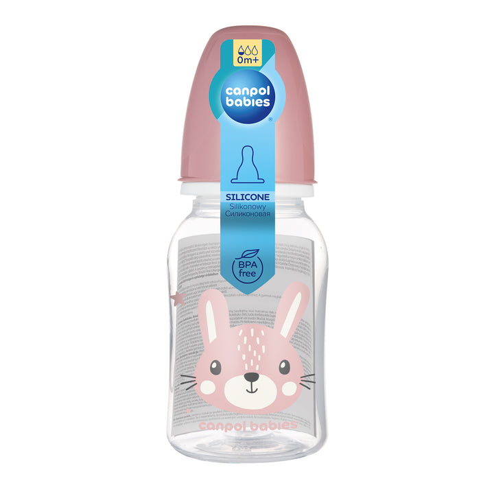 Zubaida's Canpol babies Standard Narrow Neck Bottle 120ml CUTE ANIMALS - 11/851 - Zubaidas Official™