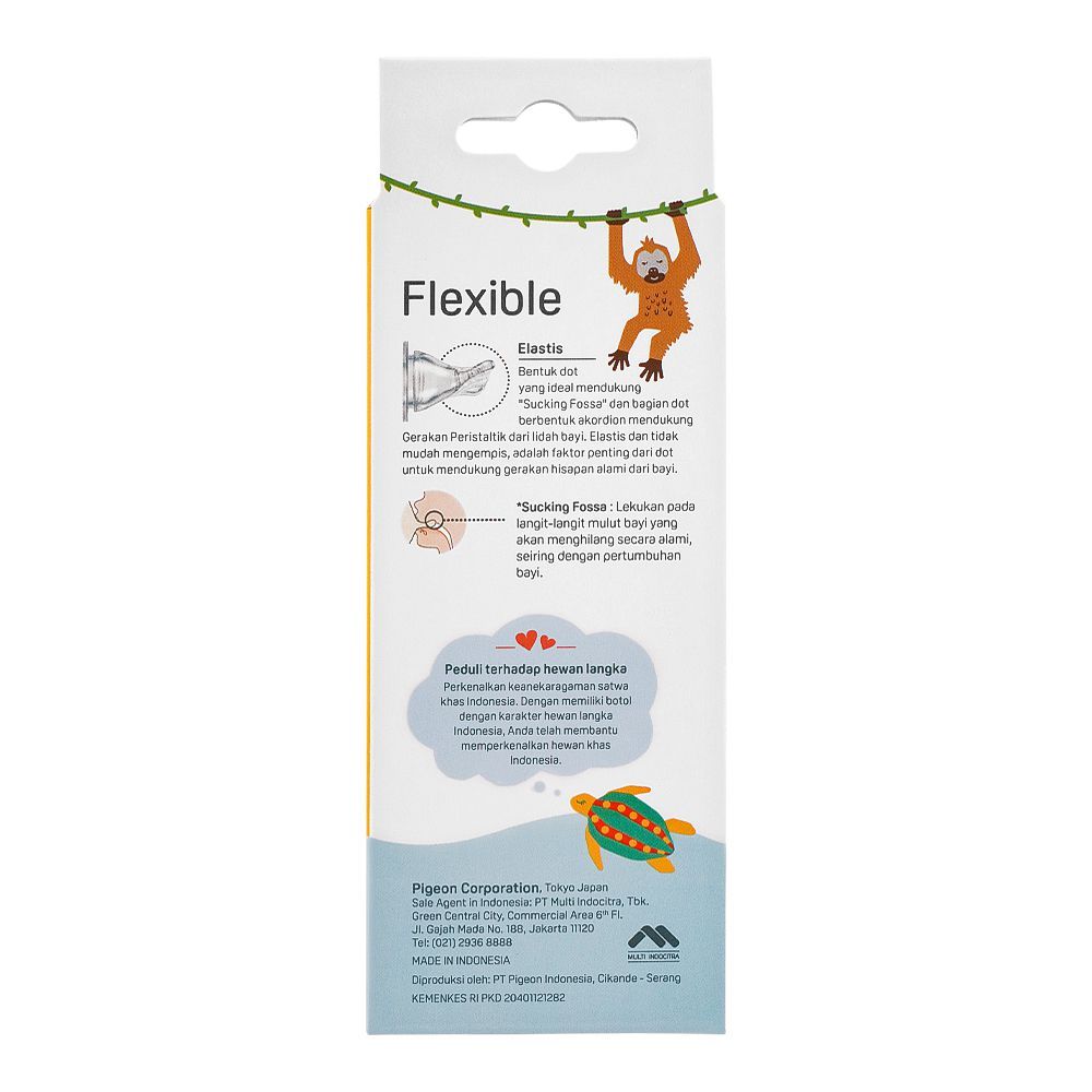 Zubaida's Pigeon Flexible Sn Feeder Pp Rp 120ml Deer - A79399