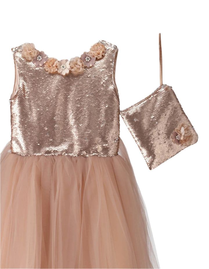 Fancy Dress Beige for Girls