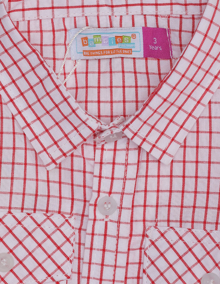 Zubaida's Full Sleeves Double Pocket Classic Plaid Shirt - Zubaidas Official™