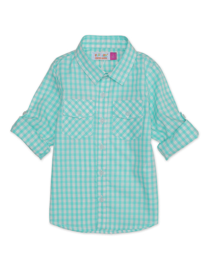 Zubaida's Full Sleeves Double Pocket Classic Plaid Shirt - Zubaidas Official™
