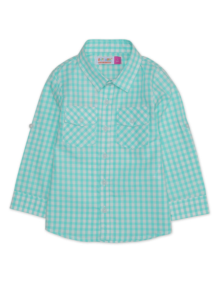 Zubaida's Full Sleeves Double Pocket Classic Plaid Shirt - Zubaidas Official™