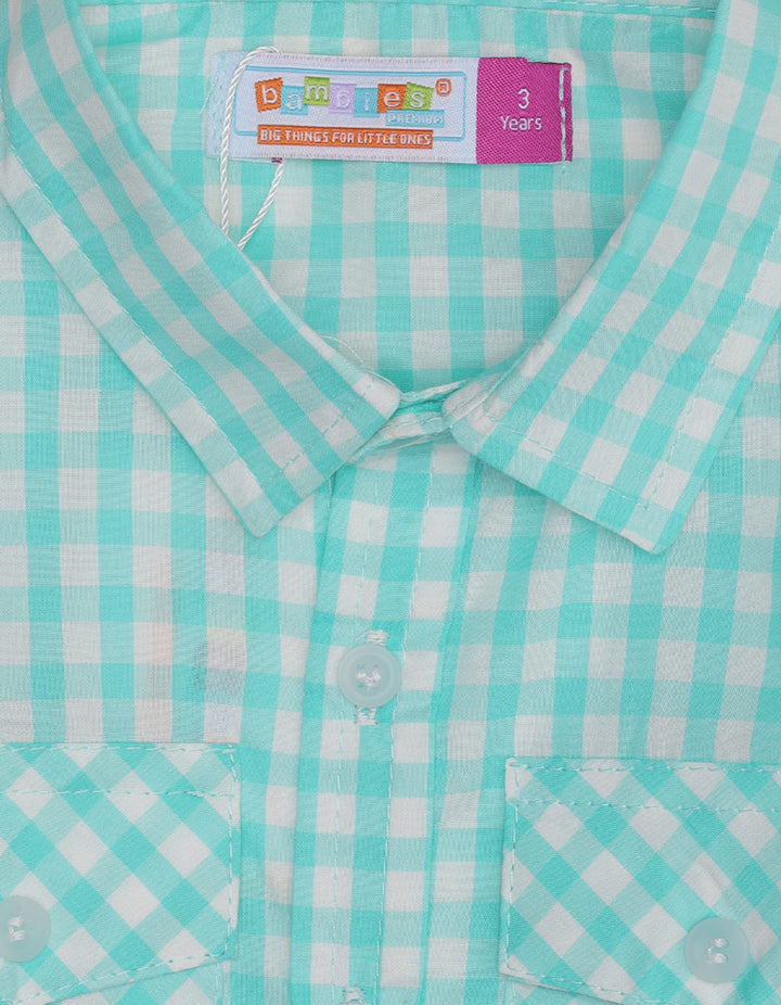 Zubaida's Full Sleeves Double Pocket Classic Plaid Shirt - Zubaidas Official™