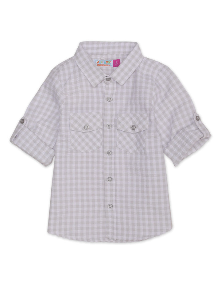 Zubaida's Full Sleeves Double Pocket Classic Plaid Shirt - Zubaidas Official™