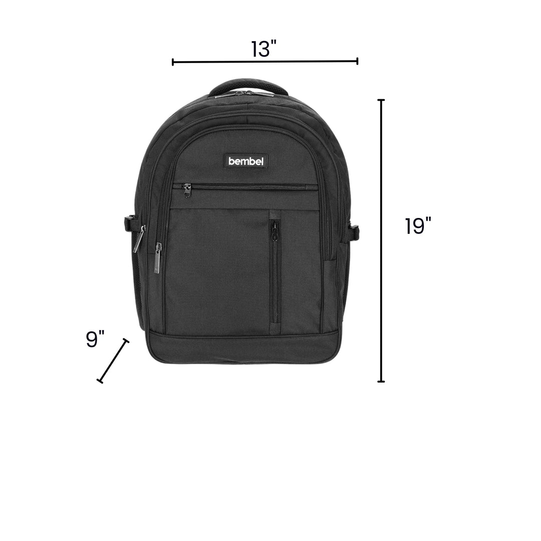 Bembel Secondary School Bag Basic 2.0 Black Backpack 19 Inches at Zubaidas Number 1 Baby and Kids Store in Pakistan