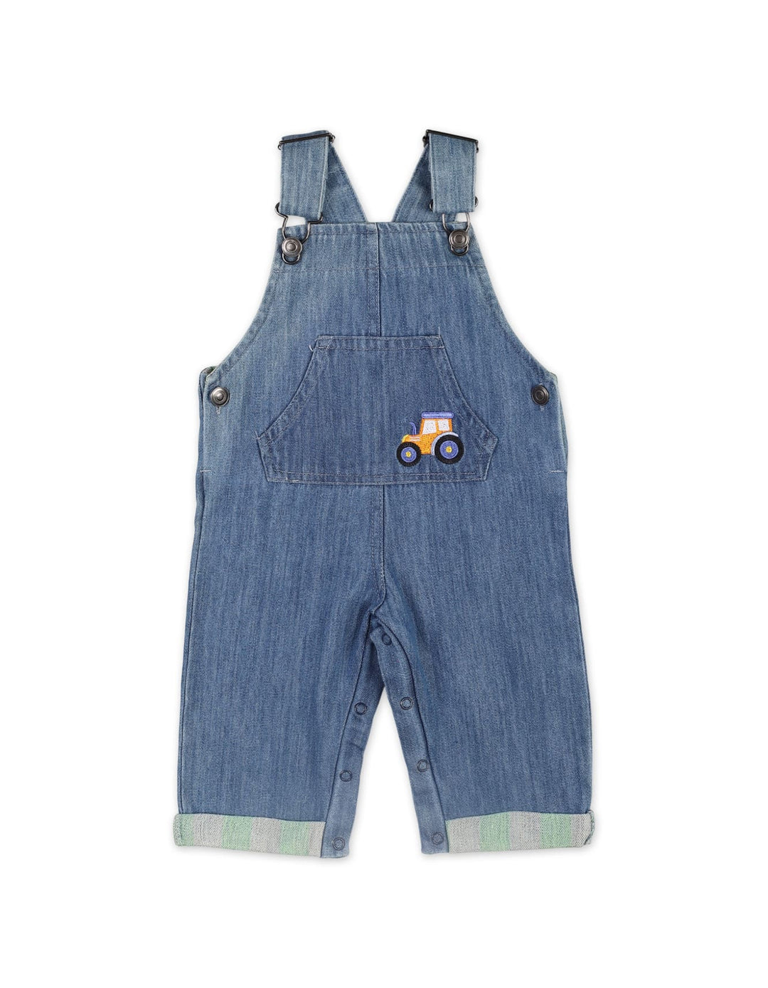 2 Pieces Dungaree Winter Suit Sets Bambies Cars Print Denim Blue at Zubaidas Pakistan