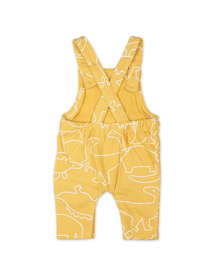 2 Pieces Dungaree Winter Suit Sets Bambies Dino Yellow at Zubaidas Pakistan’s No 1 and most trusted baby and kids store for over 50 years