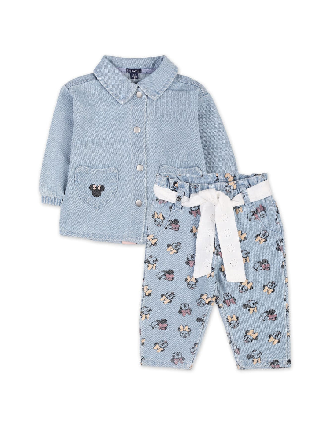 2 Pieces Winter Clothes Bambies Minnie Denim at Zubaidas