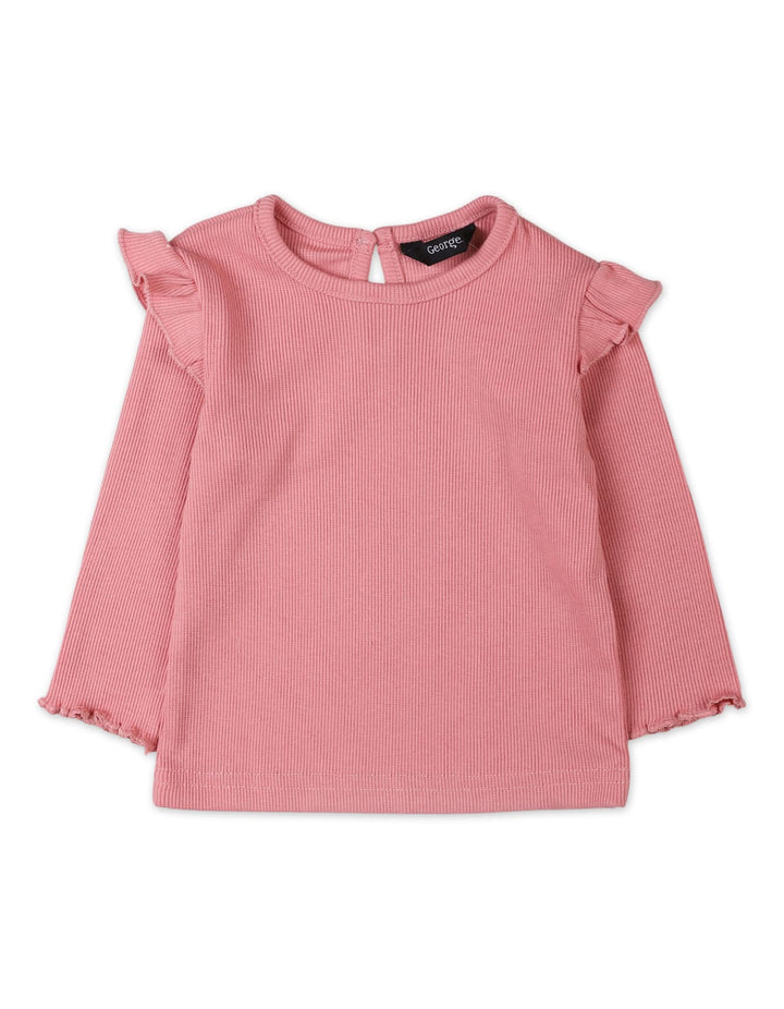 2 Pieces Winter Pinafore Dress Set Bambies Pink and Cream at Zubaidas Pakistan’s No. 1 and most trusted baby and kids store for over 50 years