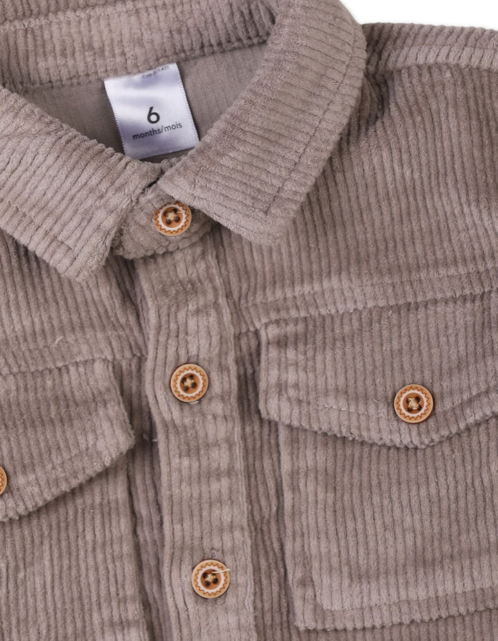 2 Pieces Winter Suit Sets Bambies Brown and Beige at Zubaidas - Pakistan’s No 1 and most trusted baby and kids store for over 50 years