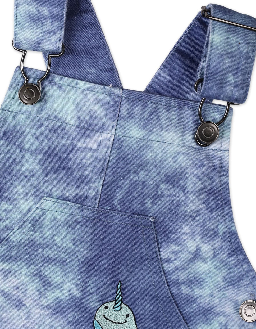 2 Pieces Winter Suit Sets Bambies Dungaree Narwhal Blue at Zubaidas - Pakistan's No. 1 and most trusted baby and kids store for over 50 years