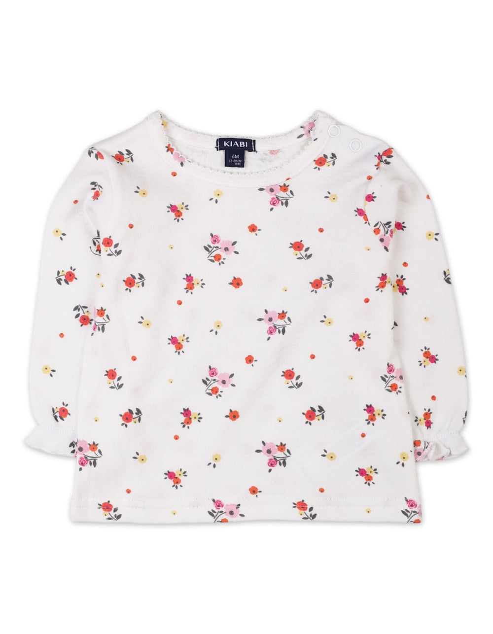 2 Pieces Winter Suit Sets Bambies Floral Polka Dots Navy at Zubaidas Pakistan