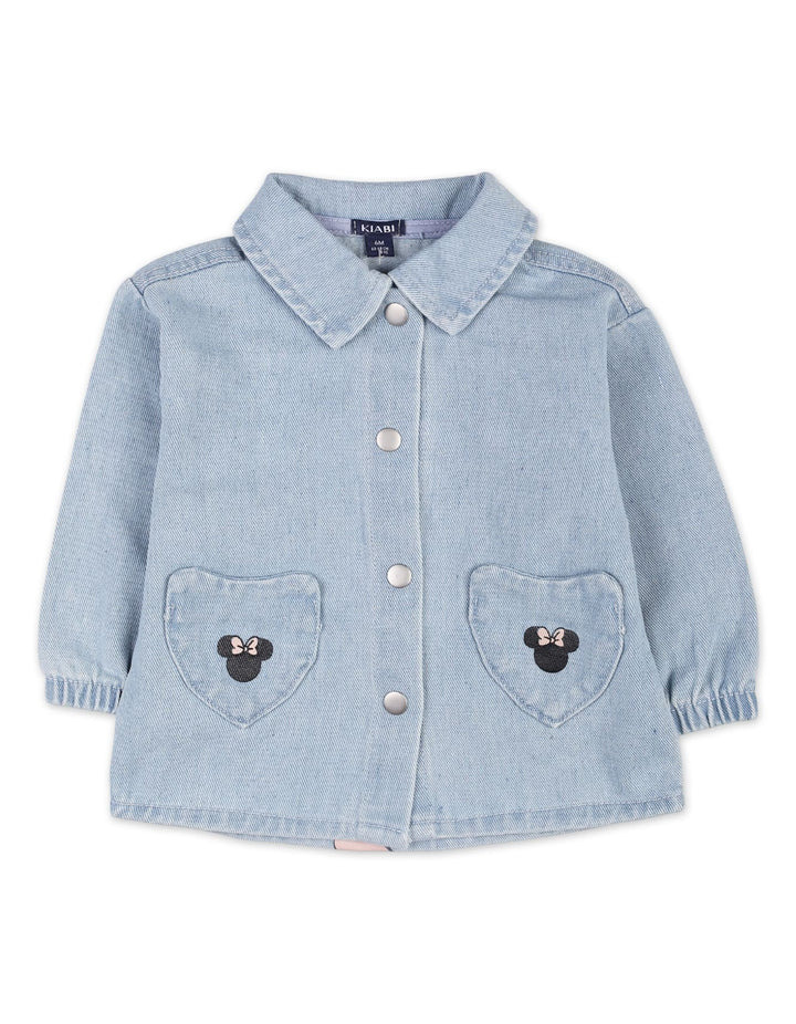 2 Pieces Winter Suit Sets Bambies Minnie Denim at Zubaidas Pakistan