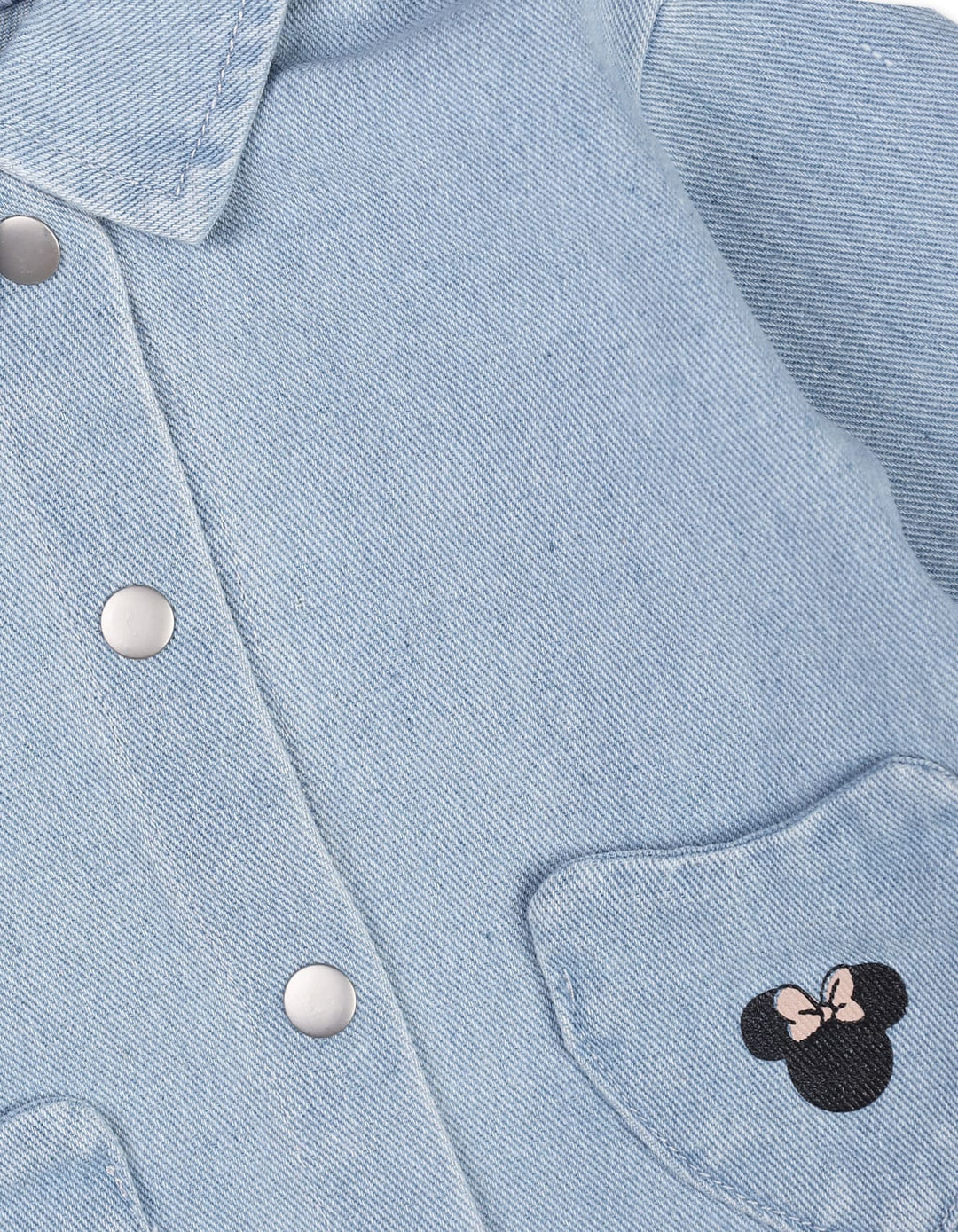 2 Pieces Winter Suit Sets Bambies Minnie Denim at Zubaidas - Pakistan’s No 1 and most trusted baby and kids store serving Pakistani Parents for over 50 years