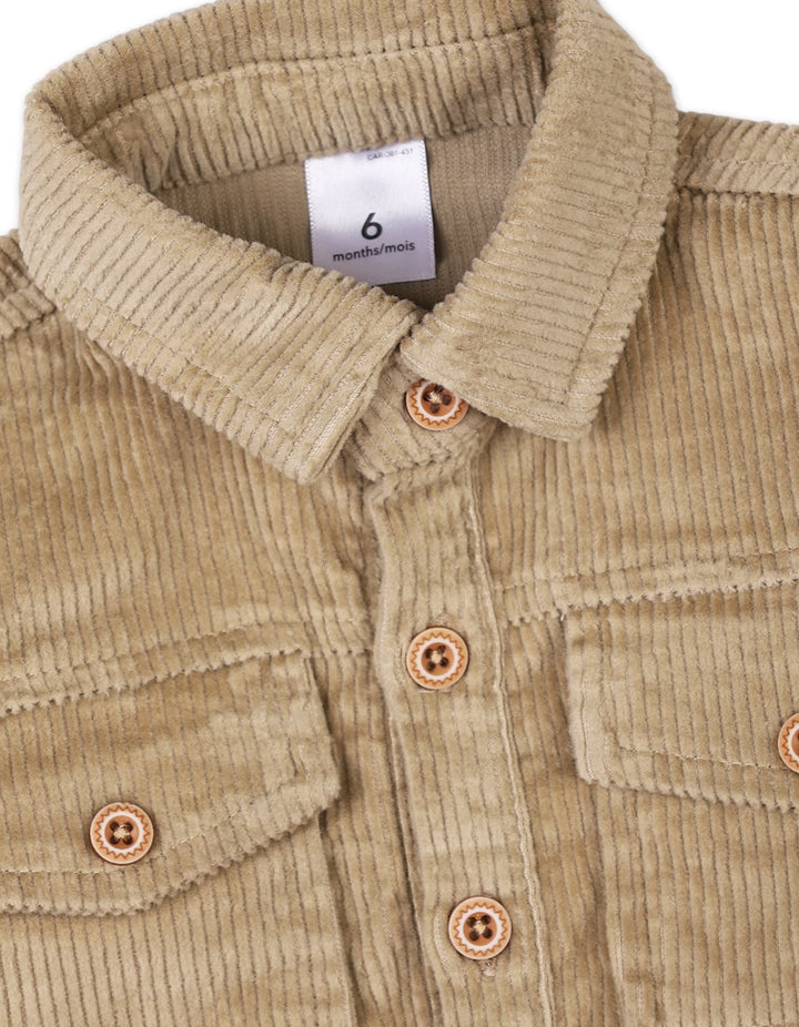 2 Pieces Winter Suit Sets Bambies Oatmeal and Cream at Zubaidas - Pakistan’s No 1 and most trusted baby and kids store for over 50 years