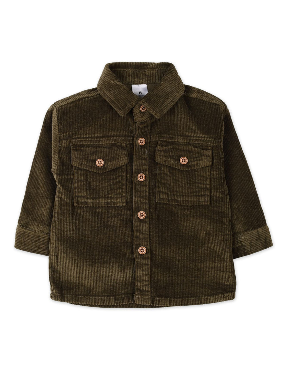 2 Pieces Winter Suit Sets Bambies Olive Green and Cream at Zubaidas Pakistan