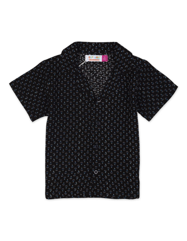Zubaida's Vibrant "Nautical Nods" Button-Down Shirt - Zubaidas Official™