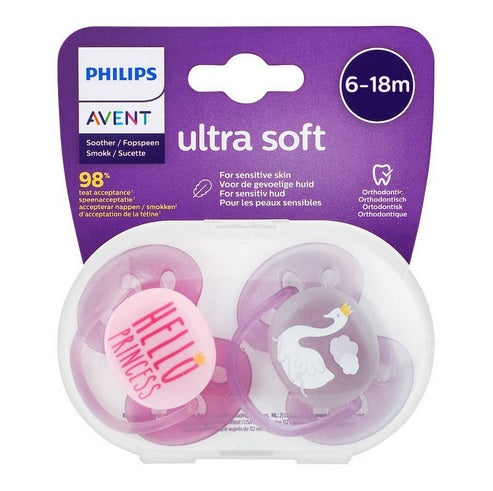 Philips Avent 6-18M Ultra Soft Pacifier (SCF223/02)