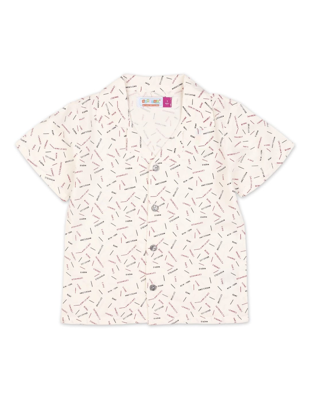 Zubaida's Vibrant "Urban Explorer" Button-Down Shirt - Zubaidas Official™