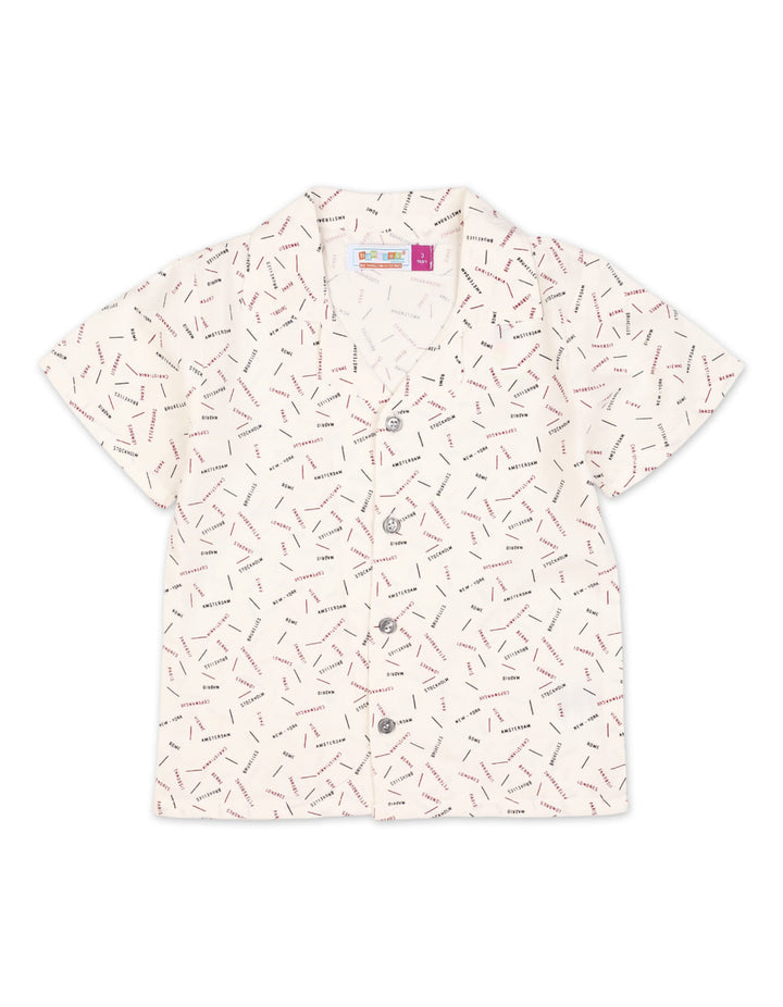 Zubaida's Vibrant "Urban Explorer" Button-Down Shirt - Zubaidas Official™