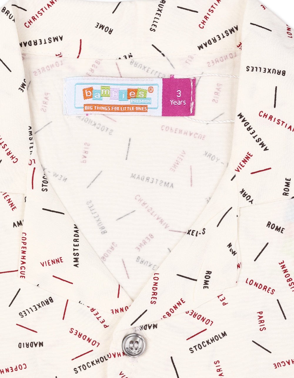 Zubaida's Vibrant "Urban Explorer" Button-Down Shirt - Zubaidas Official™