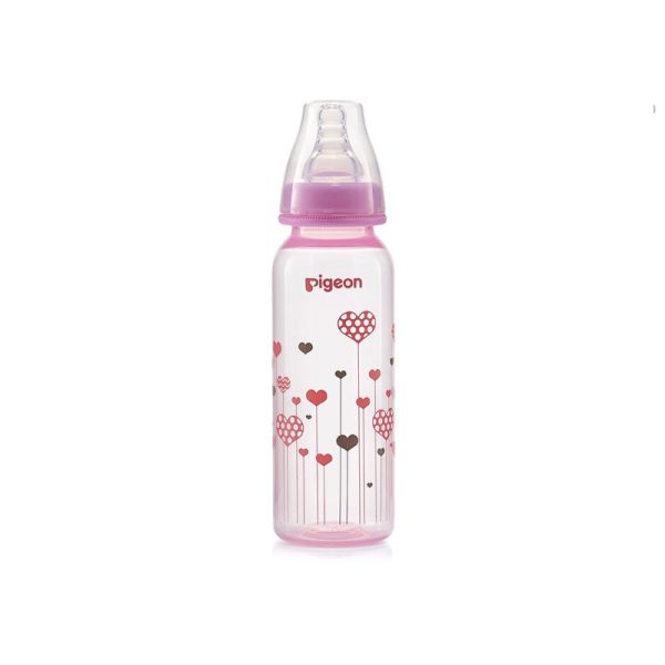 Zubaida's Pigeon Flexible Feeder Clear Rpp 240ML - Pink - A79228