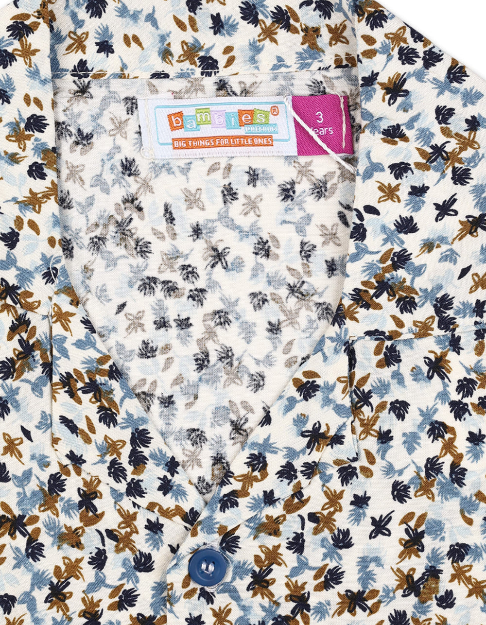 Zubaida's Vibrant "Petal Pattern" Short-Sleeve Shirt - Zubaidas Official™
