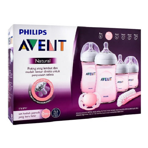 Philips Avent New Born Starter Set Natural Range Pink (SCD290/13)