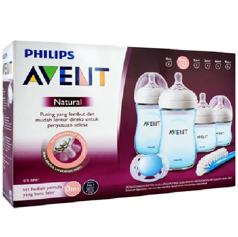 Philips Avent New Born Starter Set Natural Range Blue (SCD290/14)