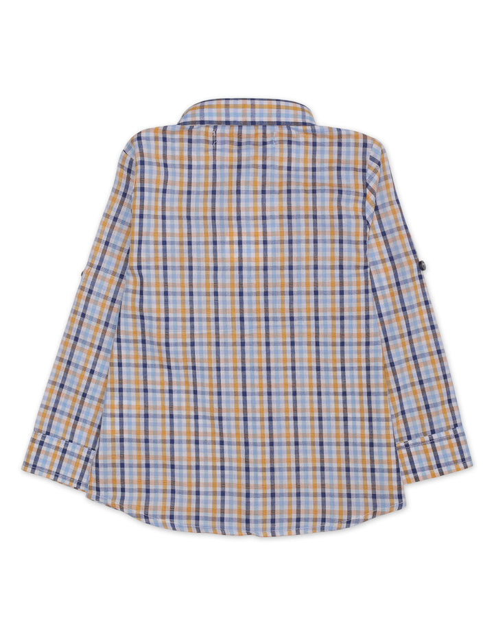 Zubaida's Full Sleeves Double Pocket Classic Plaid Shirt - Zubaidas Official™