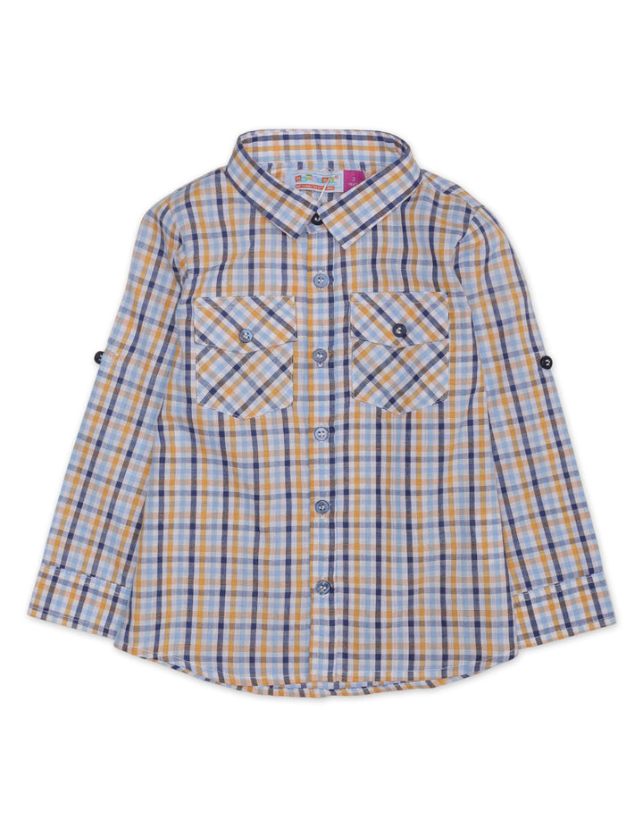 Zubaida's Full Sleeves Double Pocket Classic Plaid Shirt - Zubaidas Official™