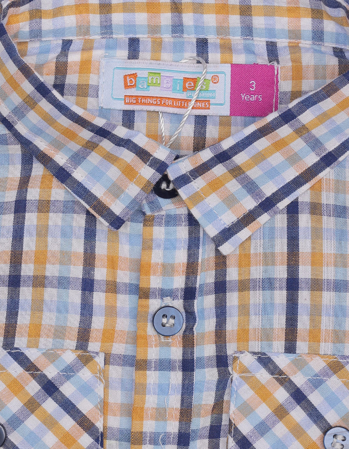 Zubaida's Full Sleeves Double Pocket Classic Plaid Shirt - Zubaidas Official™