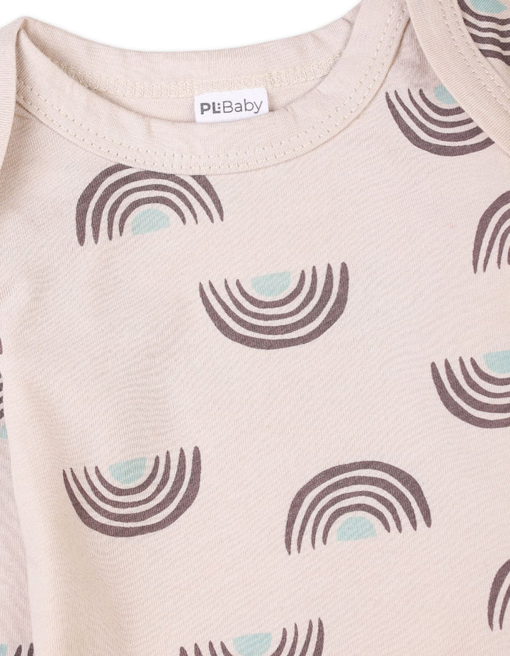 Baby Girls 3 Pieces Dungaree Winter Suit Sets Bambies Beige and Mint at Zubaidas Graco Babyshop Pakistan