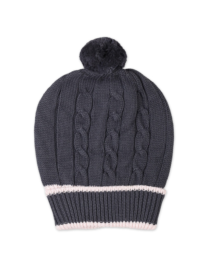 3 Pieces Infants Knitted Winter Clothes Bambies Dark Grey at Zubaidas Online Baby Store Pakistan