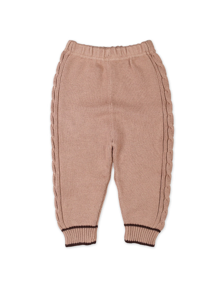 3 Pieces Infants Knitted Winter Suit Bambies Light Brown at Zubaidas Official Pakistan