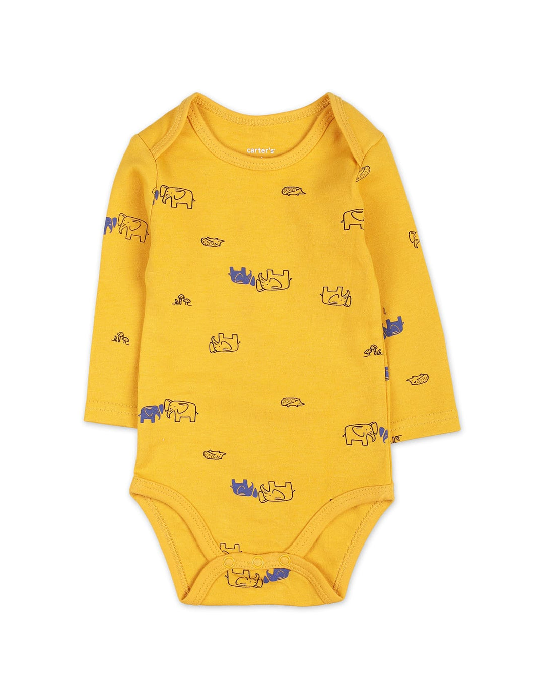 3 Pieces Winter Clothes Bambies Striped Navy and Mustard at Zubaidas Pakistan