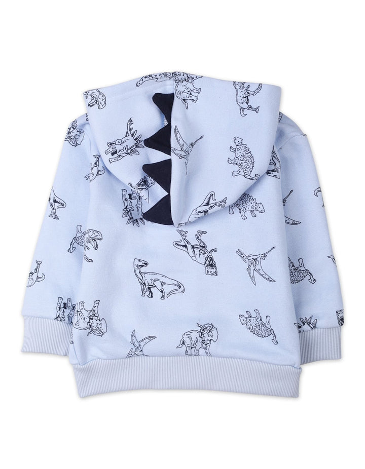 3 Pieces Winter Clothing Bambies Dino Light Blue and Navy at Zubaidas Best Online Baby Store Pakistan